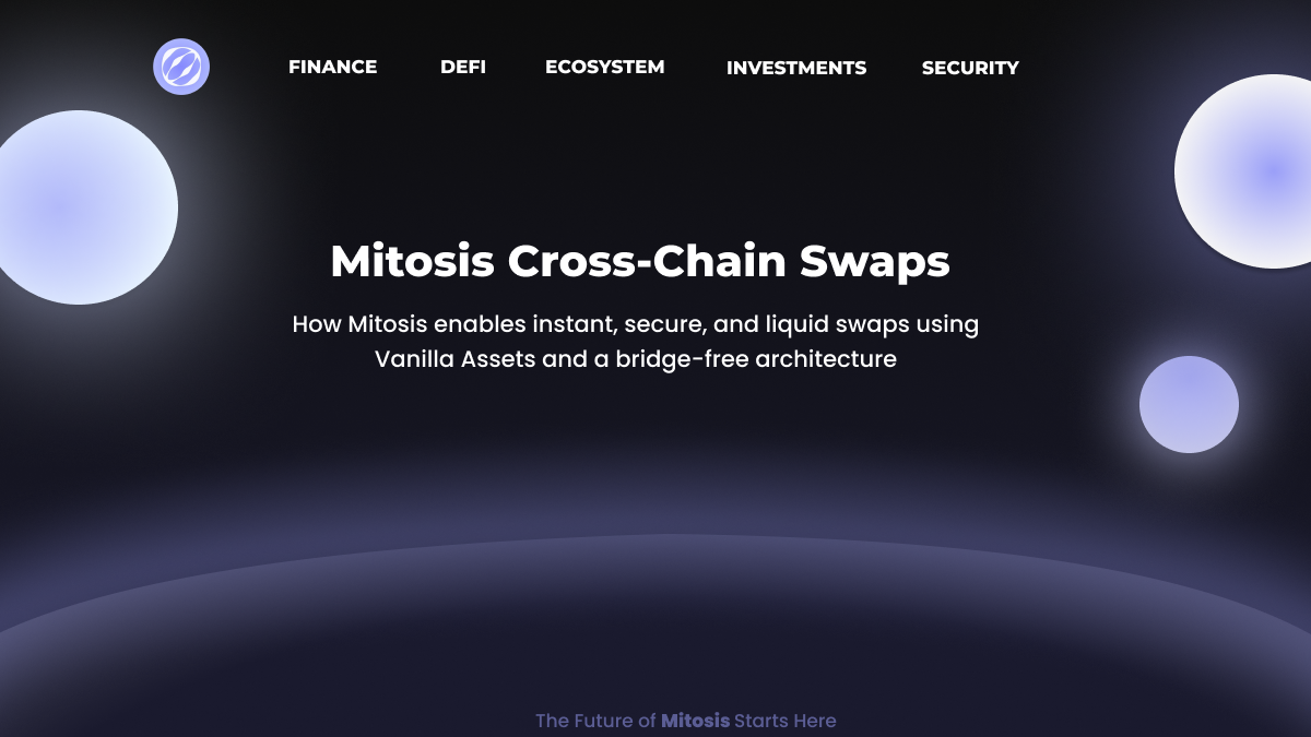 Mitosis protocol cross-chain liquidity