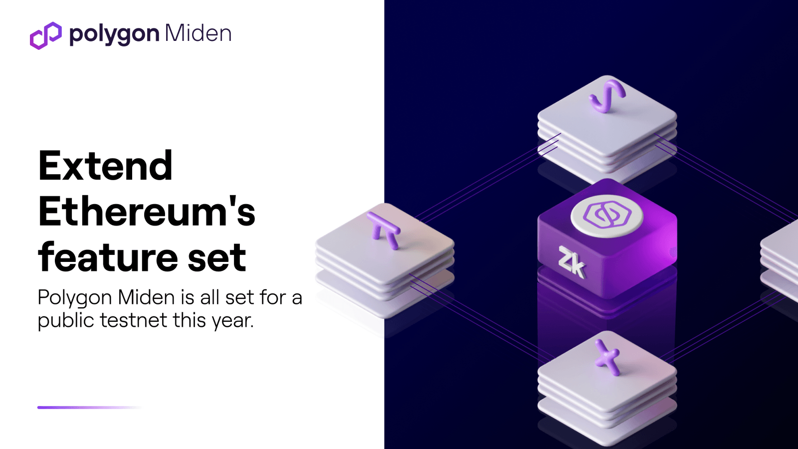 Polygon Miden DA zk-rollup data availability logo