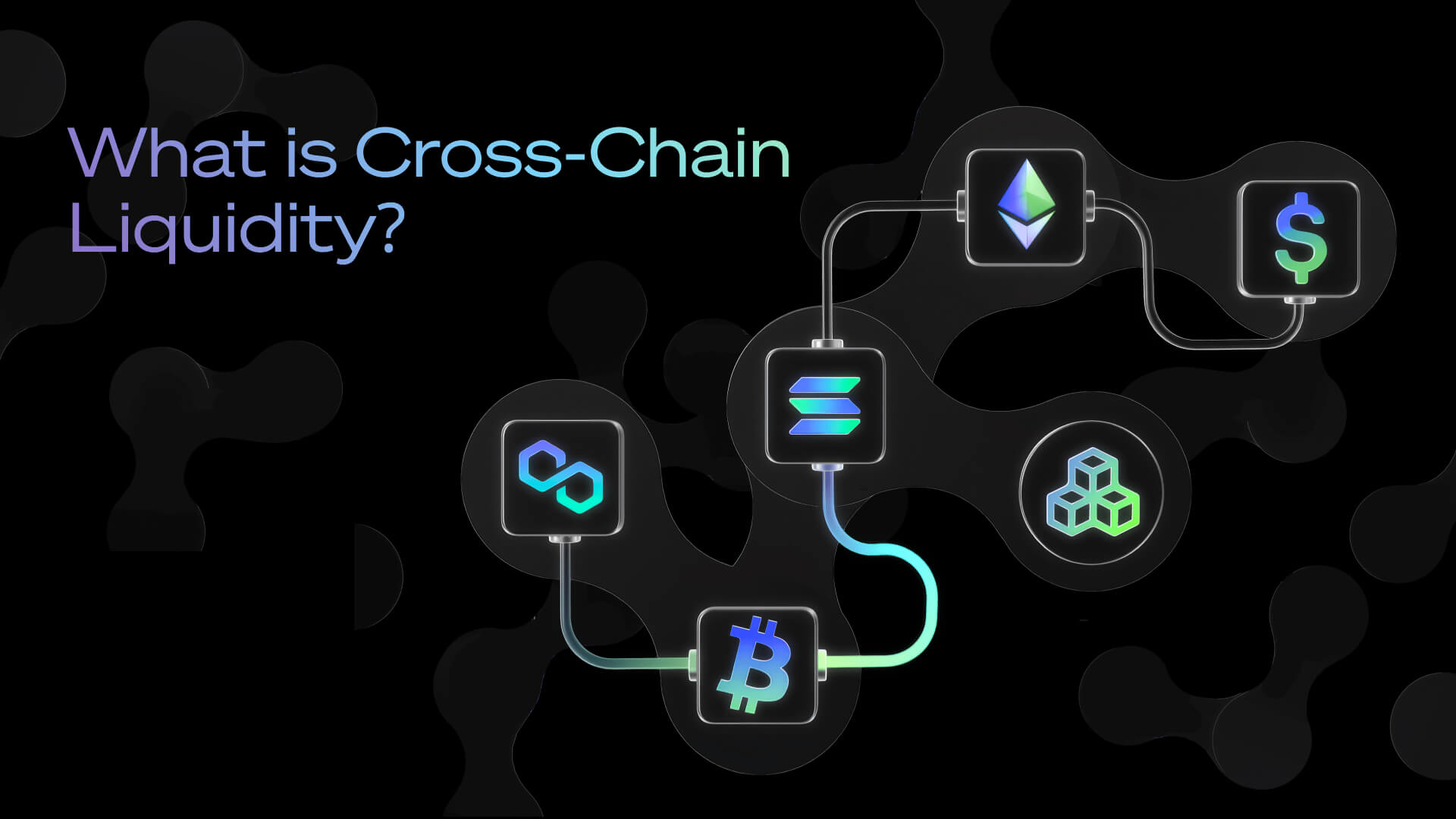 DeFi user interface with cross-chain liquidity