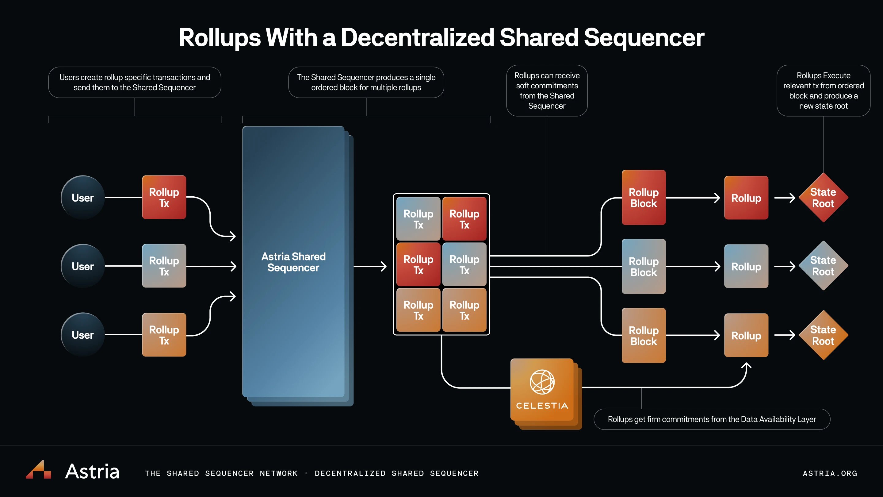 Celestia blockchain DeFi rollups